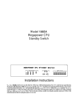 American Dynamics 1985A Installation Instructions Manual