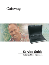 Gateway M675 User manual