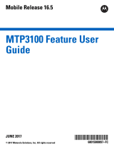 Motorola MTP3100 User manual