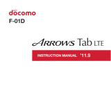 Docomo arrows tab lte F-01D User manual