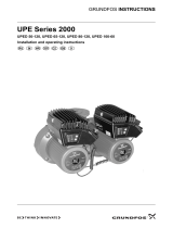 Grundfos UPED 50-120 Installation And Operating Instructions Manual