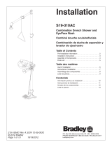Bradley S19-310AC Installation guide