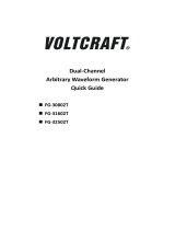 VOLTCRAFT FG-30802T Dual-Channel Arbitrary WaveformGenerator User guide