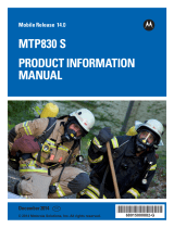 Motorola MTP830 S Product Information Manual