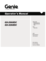 Terex Genie GS-2668DC User manual