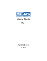 OPTI DS-I Series User manual