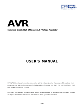 OPTI-UPS SS30K33 User manual