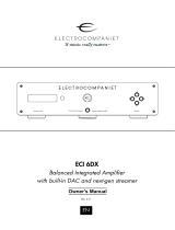ELECTROCOMPANIET ECI 6DX Owner's manual