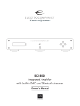 ELECTROCOMPANIET ECI 80D Owner's manual