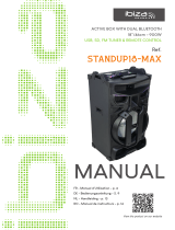 Ibiza Sound STANDUP18-MAX Owner's manual