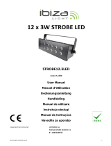 Ibiza Light STROBE12.3LED User manual