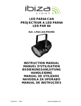 Ibiza Light LP64LED-PROMO Owner's manual
