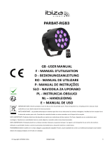 Ibiza Light PARBAT-RGB3 Owner's manual