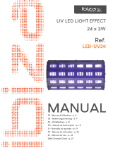Ibiza Light LED-UV24 Owner's manual