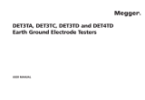Megger DET3TA User manual