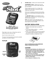 Mattel Pocket Slot User manual