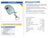 RCS TG6RCS433MDR User manual