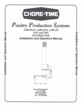 Chore-Time A200-2GLP, A200-2GN, A200-2O 110V and 220V Incinerator Installation and Operators Instruction Manual