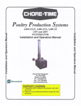 Chore-Time A400-1GLP, A400-1GN, A400-1O 110V and 220V Incinerator Installation and Operators Instruction Manual