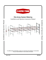 Chore-Time MW2480A VIKE™ Aviary System Watering Installation and Operators Instruction Manual