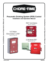Chore-TimeMW2467B Pneumatic Drinking System PDS™ Control 4 & 8, 4-32, and 12-40 Station