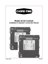 Chore-Time MT1732B CHORE-TRONICS® Model 16 - 24 Controls Installation and Operators Instruction Manual