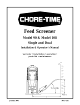 Chore-TimeMA1712A Feed Screener Model 90 & 108 Single & Dual