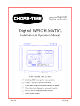 Chore-Time MF973D Digital WEIGH-MATIC® Model 100 Scale Indicator Installation and Operators Instruction Manual