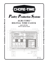 Chore-Time MF1115C AGRI-TIME® Digital Time Clock Installation and Operators Instruction Manual