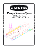 Chore-Time MF1851B CPF Feeding System Installation and Operators Instruction Manual