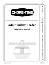 Chore-Time MF232M MODEL ATF™ Adult Turkey Feeder Installation and Operators Instruction Manual