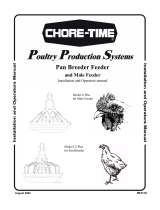 Chore-Time MF513H MODEL C2® PLUS Pan Breeder Feeder & MODEL G™ PLUS Male Feeder Installation and Operators Instruction Manual