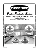 Chore-Time MF1255C MODEL C2® PLUS and MODEL G™ PLUS Installation and Operators Instruction Manual