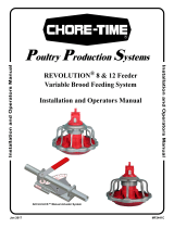 Chore-Time MF2441C REVOLUTION® 8 and 12 Feeder, Variable Brood Feeding System Installation and Operators Instruction Manual