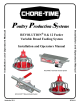 Chore-Time MF2441A REVOLUTION® 8 and 12 Feeder, Variable Brood Feeding System Installation and Operators Instruction Manual