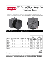 Chore-TimeMV2423G 57-Inch ENDURA® Flush Mount Fan