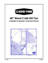 Chore-TimeMV1446A 48-Inch Wood Crate Belt Drive Fan