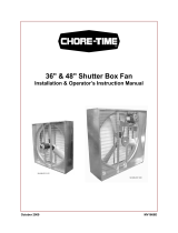 Chore-TimeMV1666D 36- & 48-Inch Shutter Box Fans