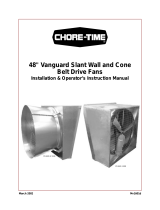 Chore-TimeMV1601D 48-Inch Vanguard Slant Wall and Cone Belt Drive Fans