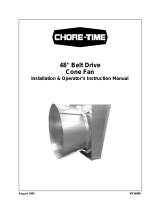 Chore-TimeMV1600B 48-Inch Belt Drive Cone Fan