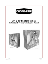 Chore-TimeMV1666A 36- and 48-Inch Shutter Box Fan