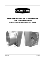 Chore-TimeMV1625B Vanguard Series 36-Inch Slant Wall and Cone Direct Drive Fans