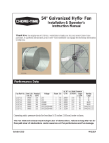 Chore-TimeMV2333F 54-Inch Galvanized HYFLO® Fan