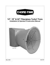Chore-TimeMV1517D 14-, 18-, 24-Inch Fiberglass TURBO® Fans