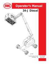 Mec 34-J Telescopic Diesel - A92.20 Operating instructions