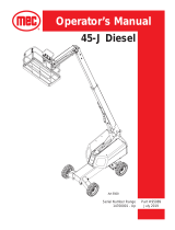 Mec 45-J Telescopic Diesel - A92.6 Operating instructions