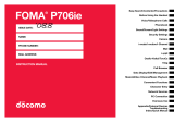 Docomo FOMA P706ie User manual