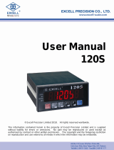 Excell 120S User manual