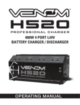 VENOM  Yuneec H520 & Typhoon H+ 4-Port Charger Owner's manual