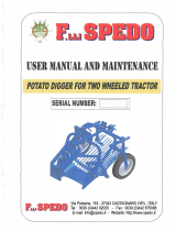 BCS Potato Digger - Spedo Owner's manual